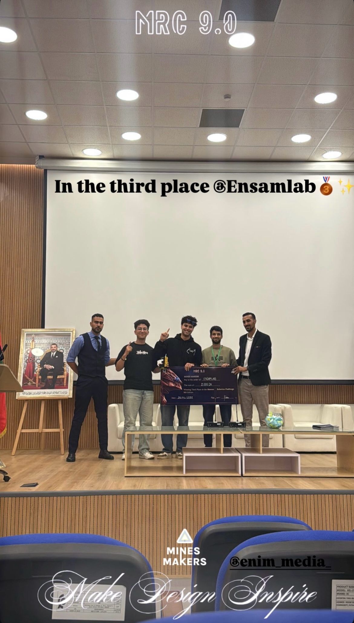 3ème place lors du Moroccan Robotics Challenge 9.0