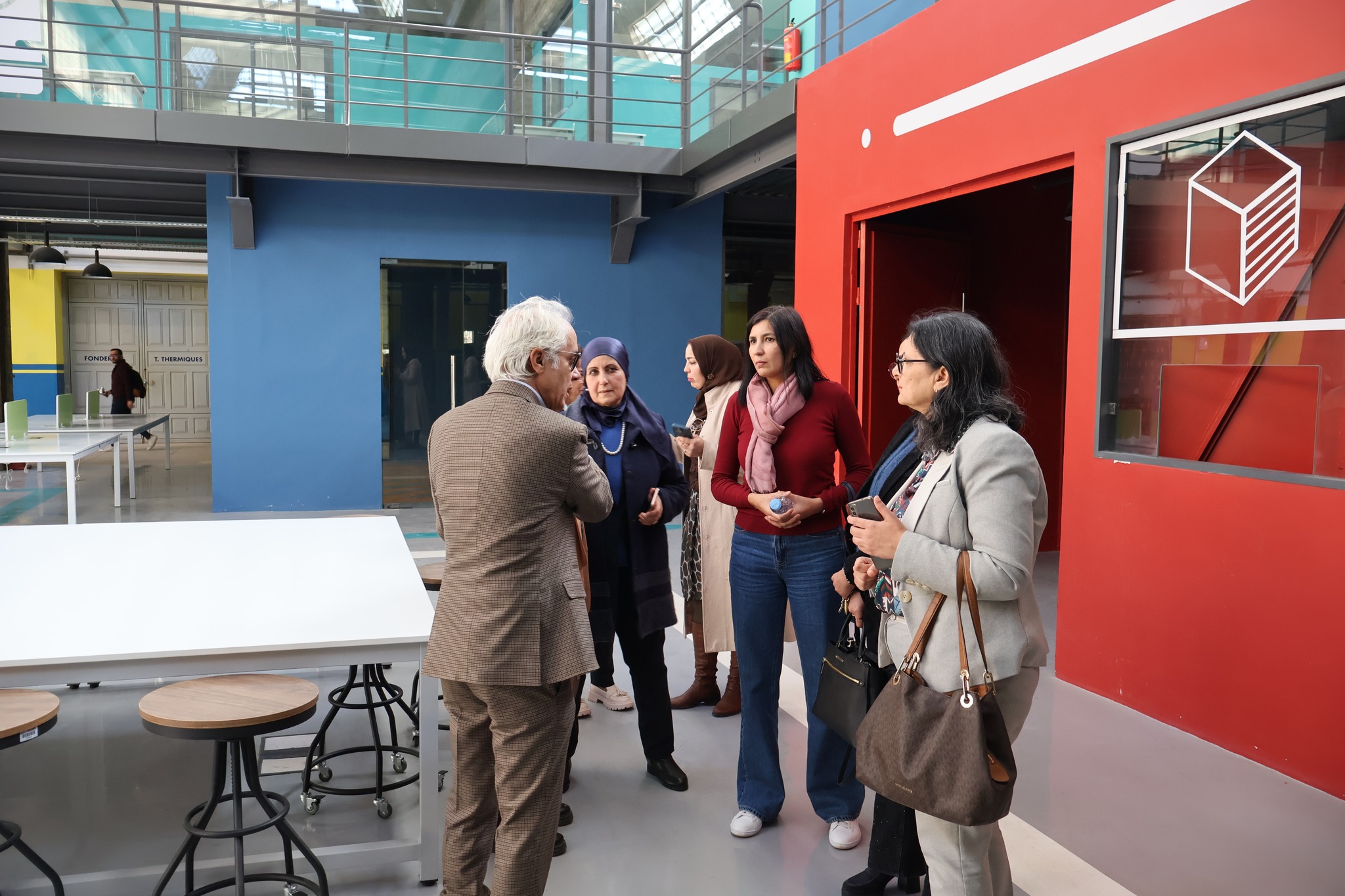 Une délégation Tunisienne multidisciplinaire de l’Université de Sousse ainsi que du CIPEN (Centre d’Innovation Pédagogique et Numérique).