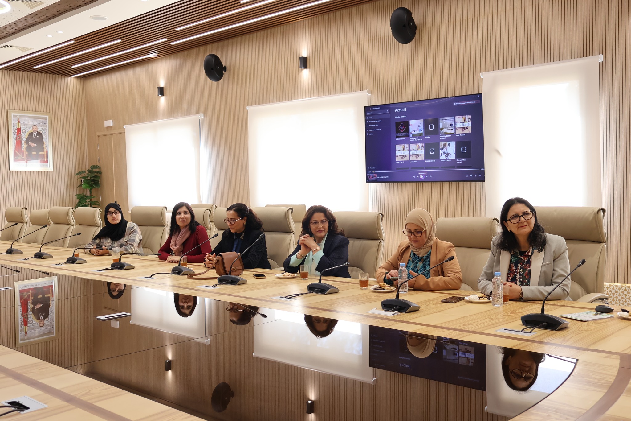 Une délégation Tunisienne multidisciplinaire de l’Université de Sousse ainsi que du CIPEN (Centre d’Innovation Pédagogique et Numérique).