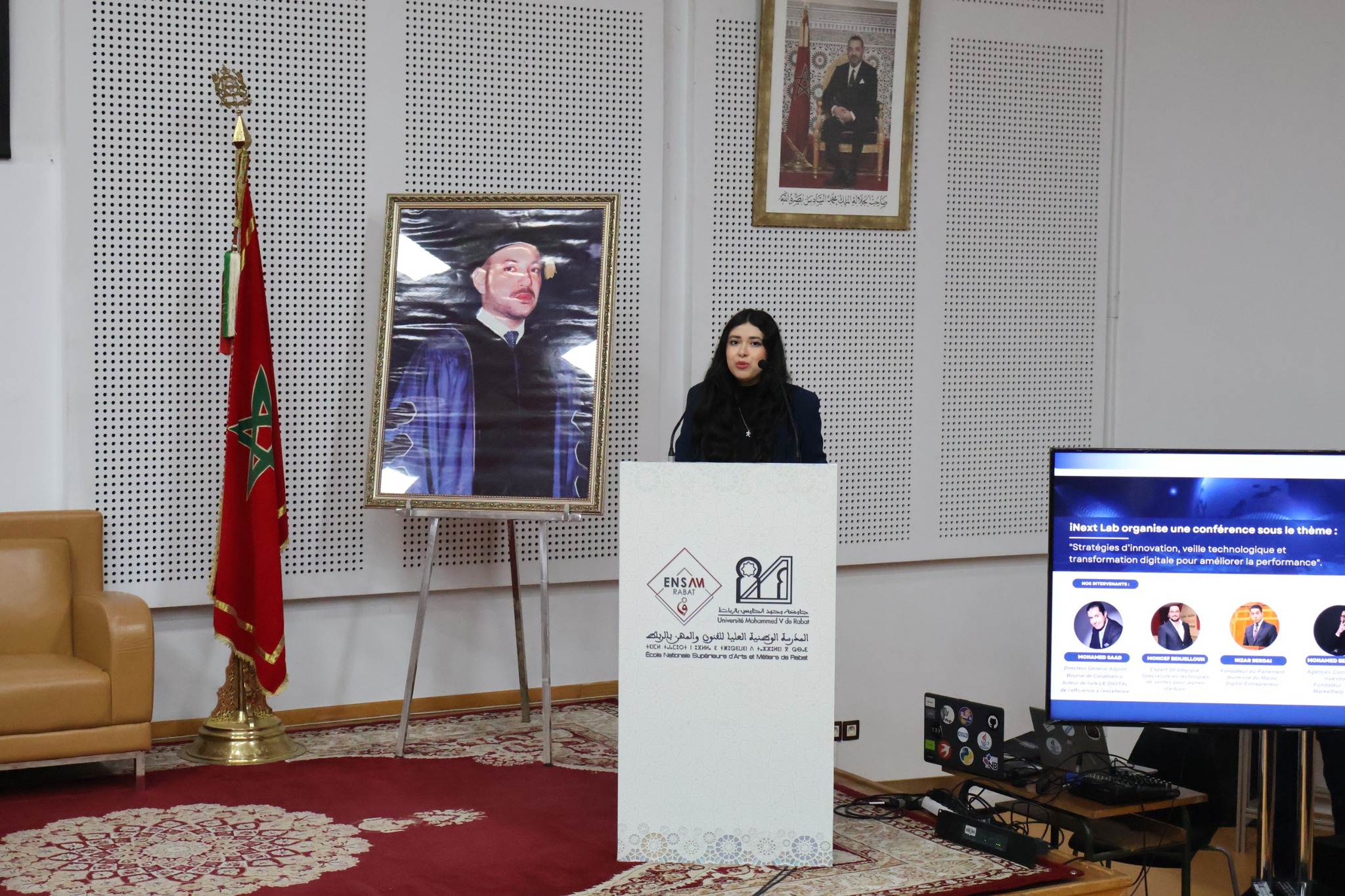 Accueil d'une conférence intitulée "stratégies d’innovation, de veille technologique et de transformation digitale" orchestrée par le club inextLab