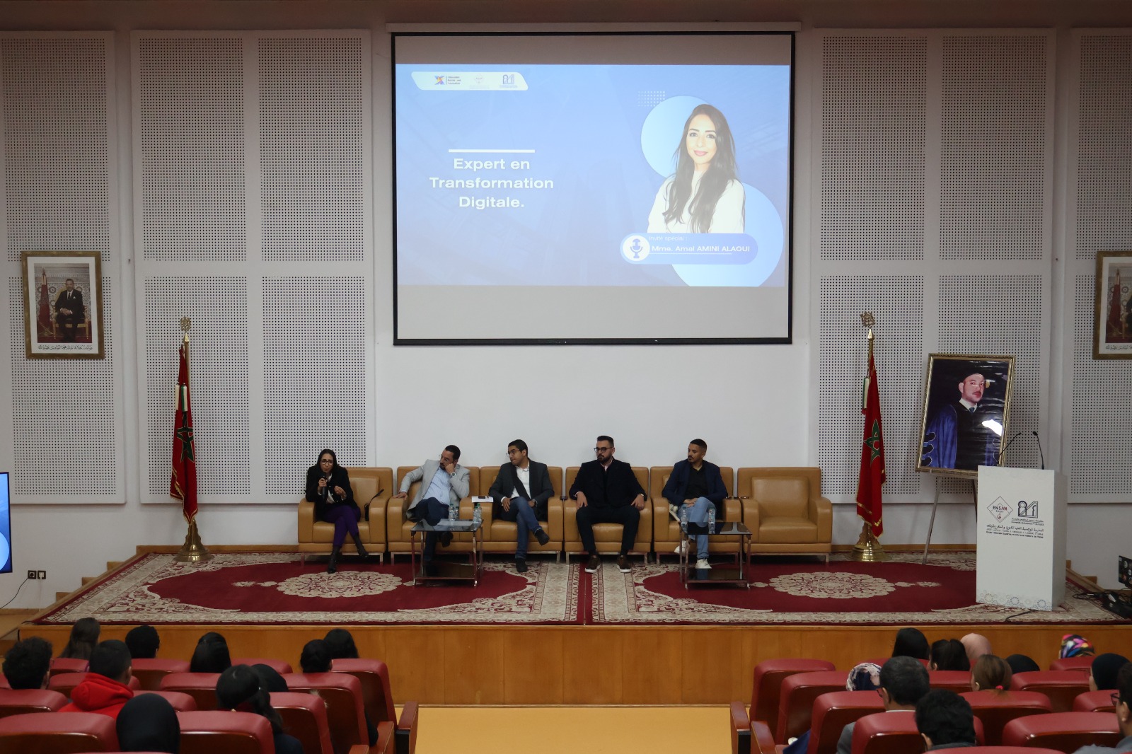 Accueil d'une conférence intitulée "stratégies d’innovation, de veille technologique et de transformation digitale" orchestrée par le club inextLab