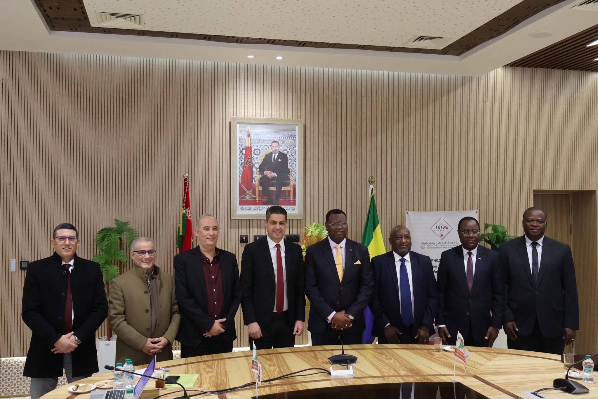 Clôture de la semaine dédiée à la délégation gabonaise à l’ENSAM par la visite de Son Excellence Monsieur l’Ambassadeur du Gabon