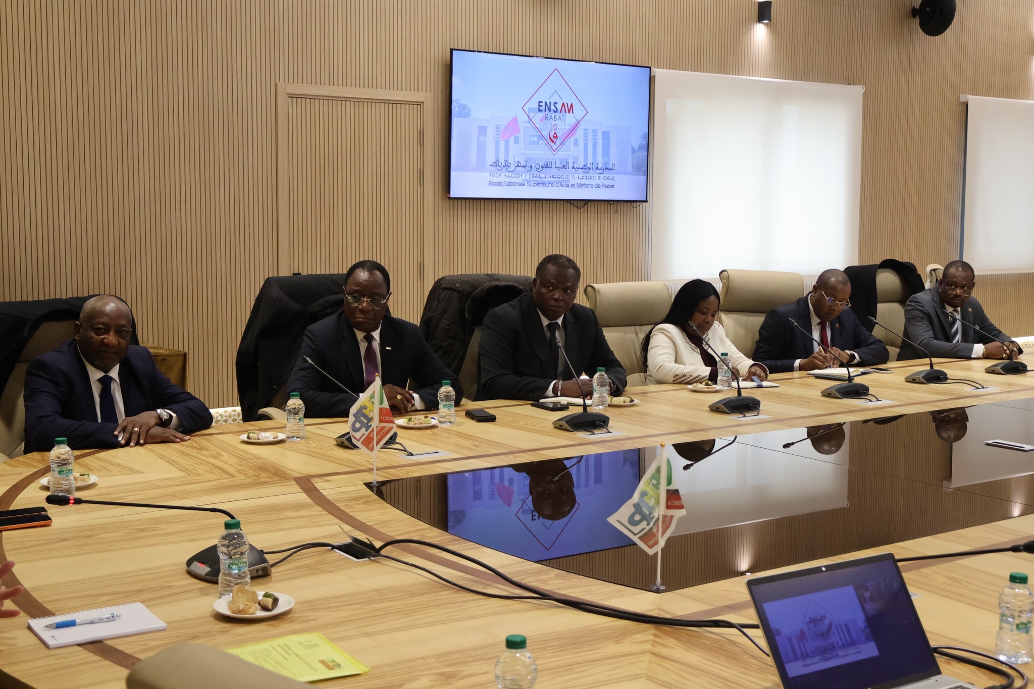 Clôture de la semaine dédiée à la délégation gabonaise à l’ENSAM par la visite de Son Excellence Monsieur l’Ambassadeur du Gabon