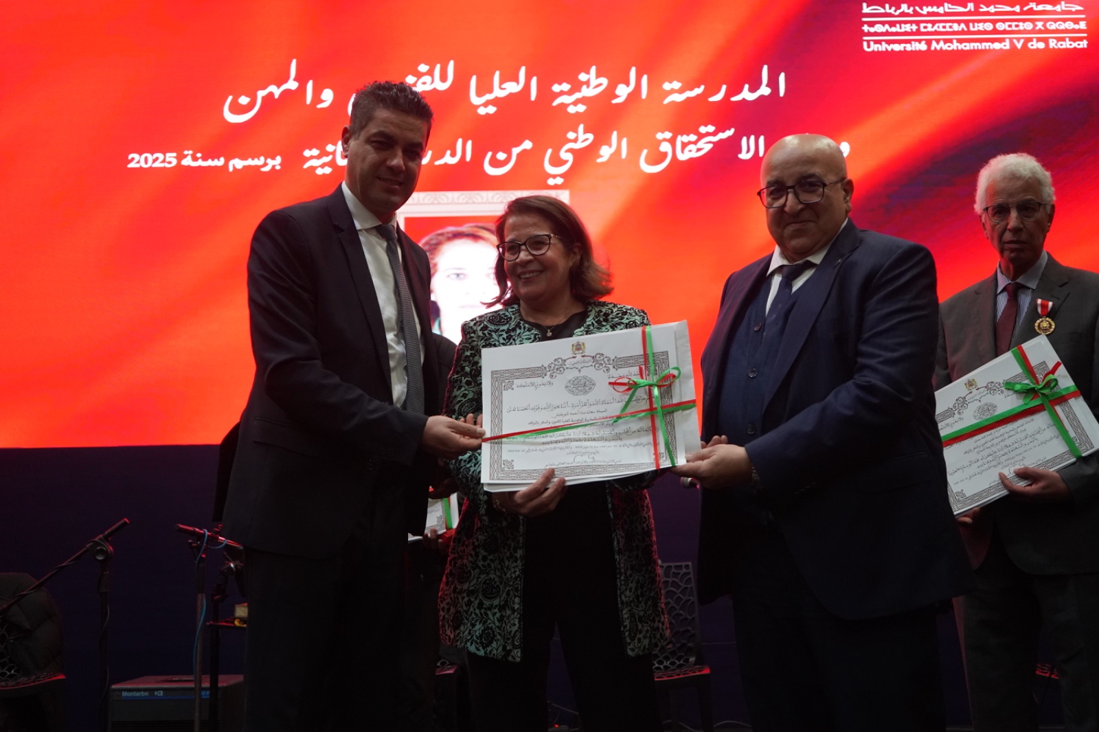 Cérémonie de remise des médailles royales organisée par la Présidence de l’Université Mohammed V de Rabat