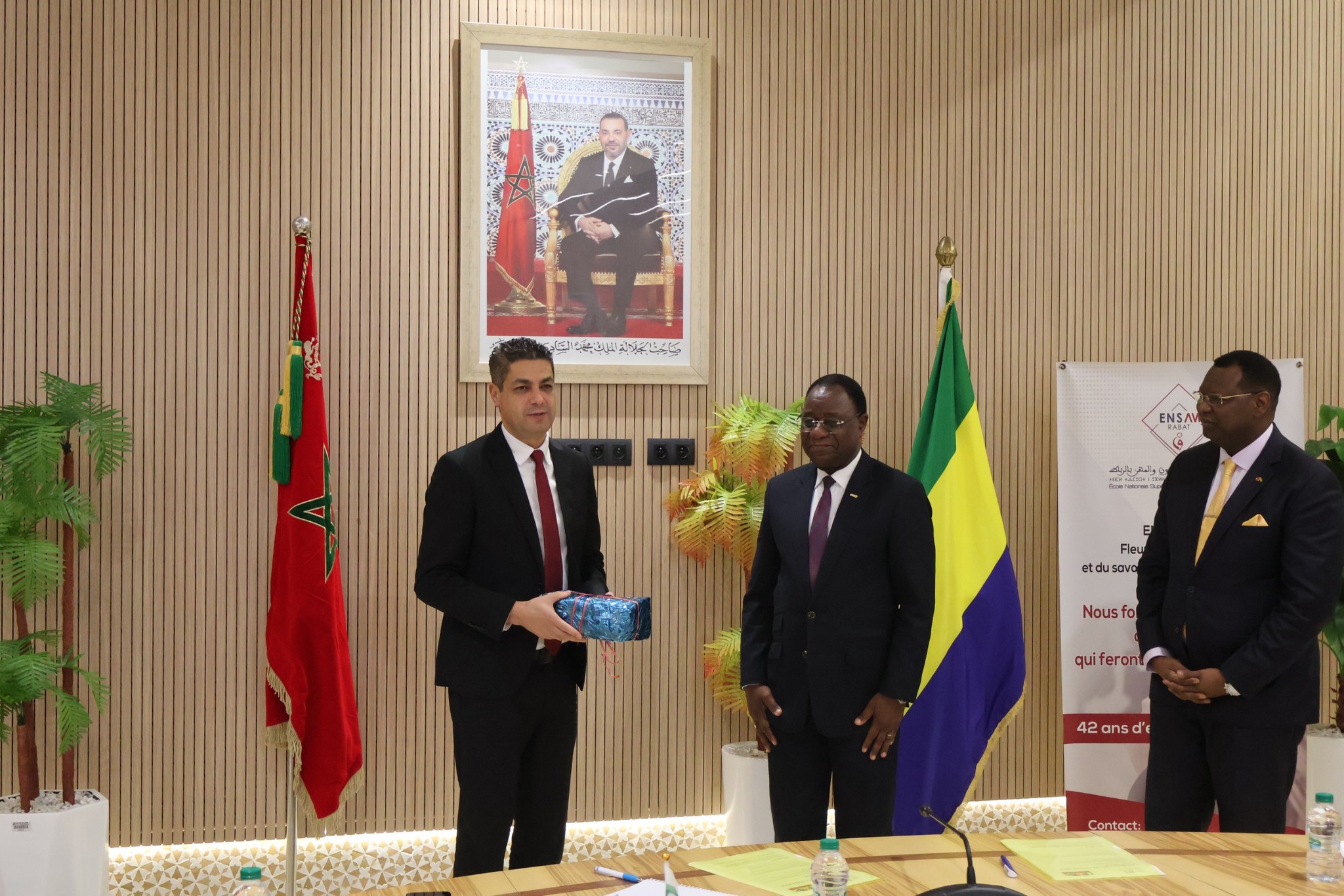 Clôture de la semaine dédiée à la délégation gabonaise à l’ENSAM par la visite de Son Excellence Monsieur l’Ambassadeur du Gabon