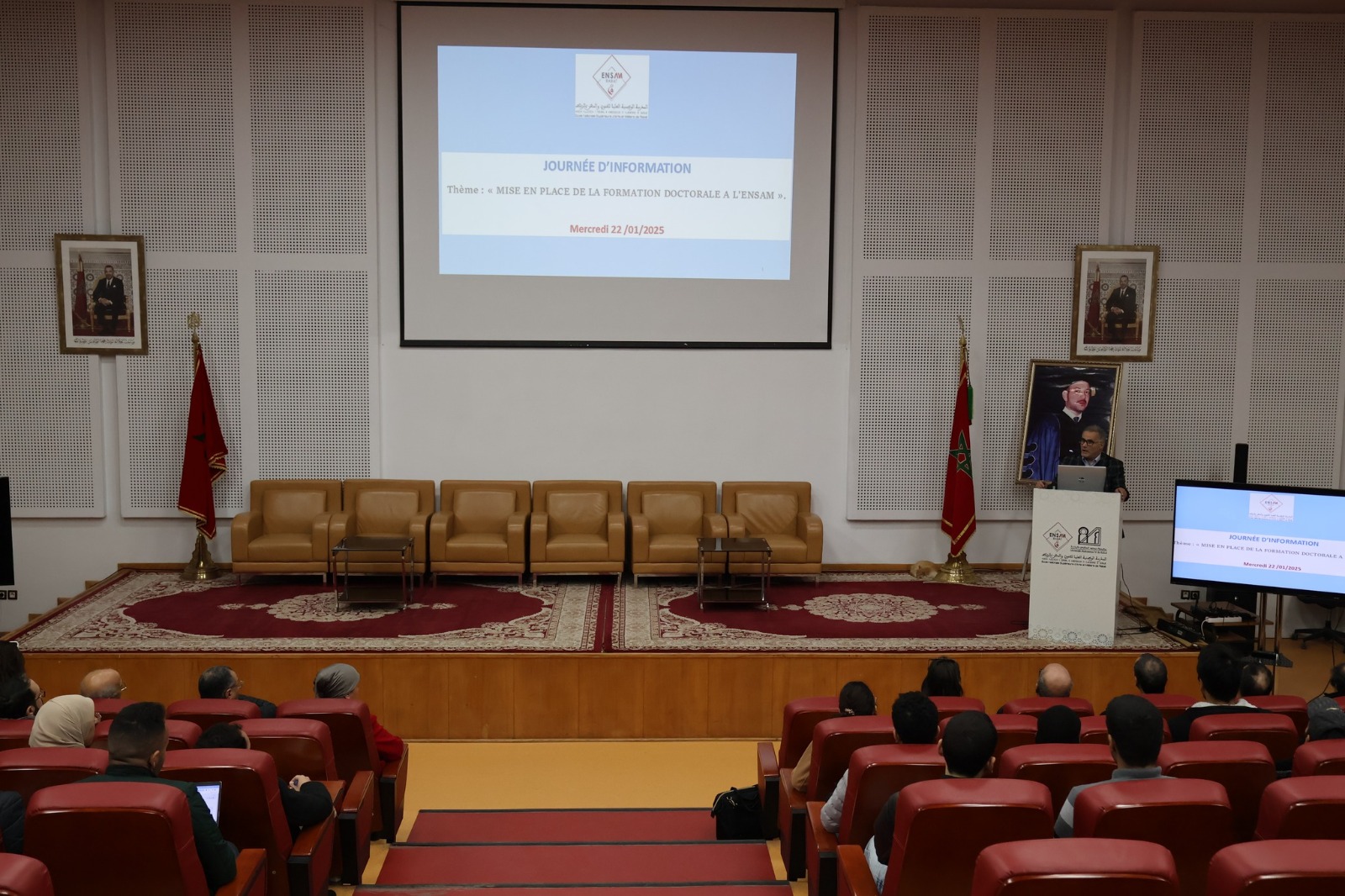 Les moments forts de la demi-journée d'information organisée par l'ENSAM Rabat