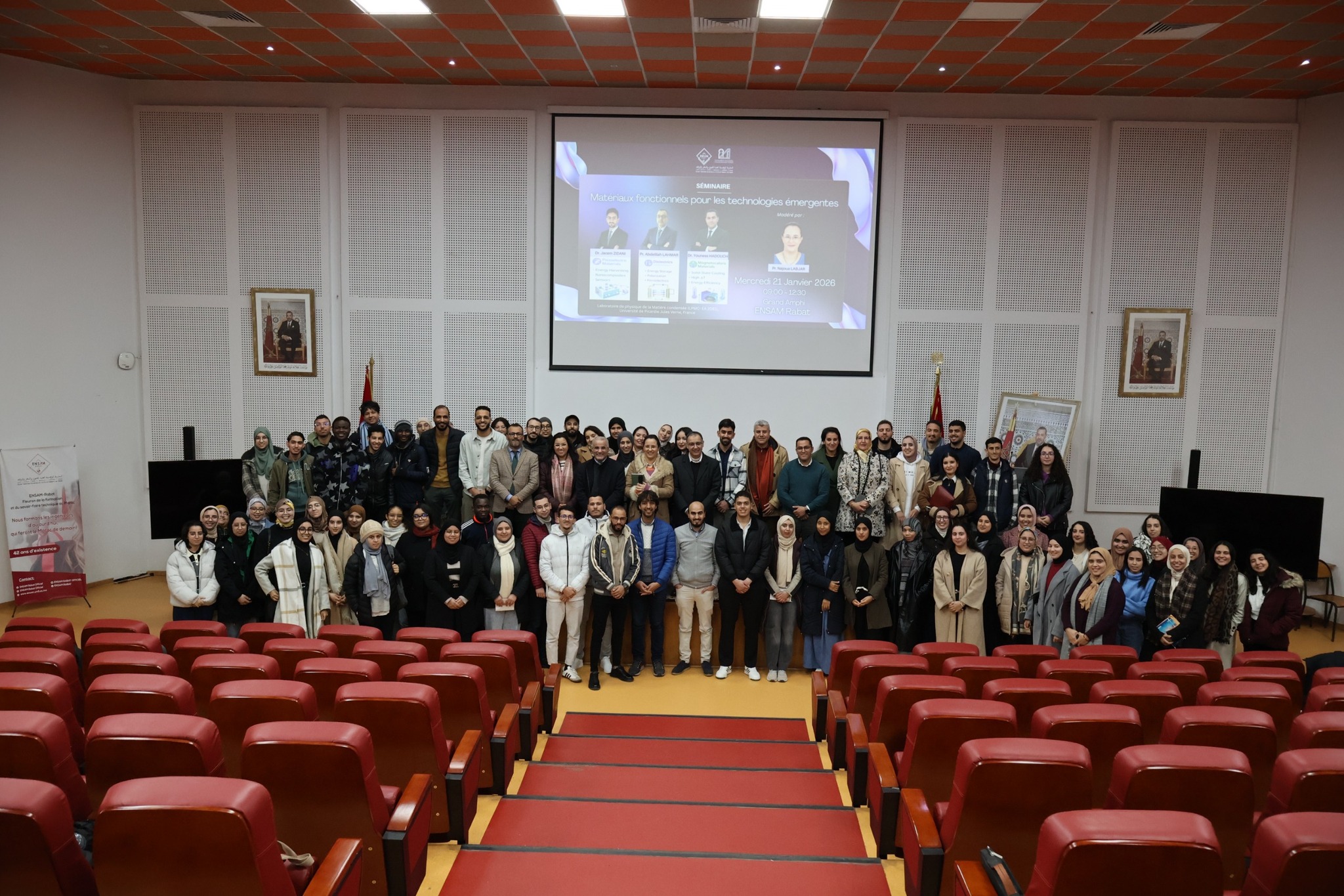 L’ENSAM Rabat a accueilli un séminaire scientifique autour des matériaux fonctionnels pour les technologies émergentes