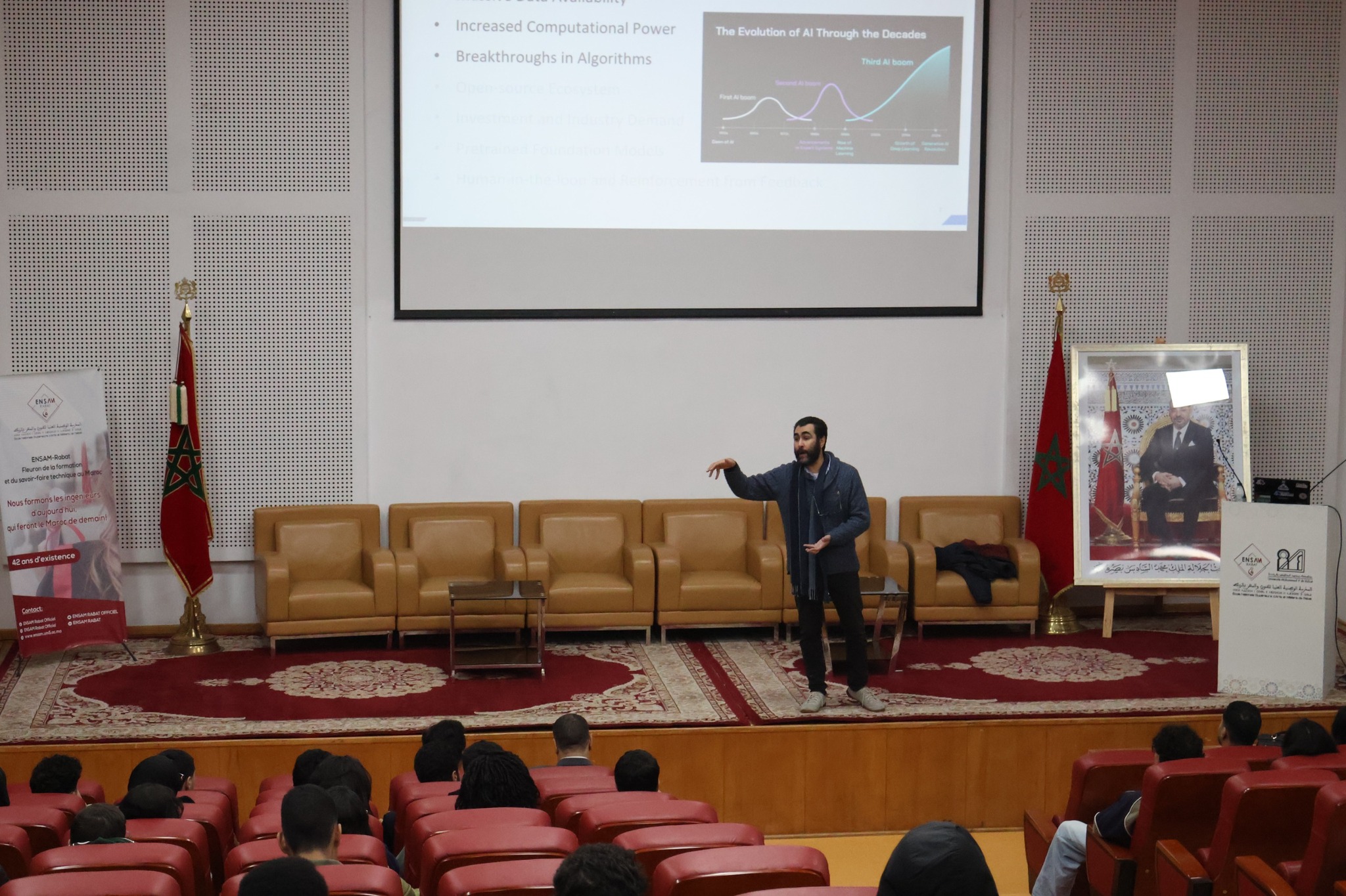 l’ENSAM Rabat a accueilli une demi-journée workshop dédiée aux applications concrètes de l’Intelligence Artificielle