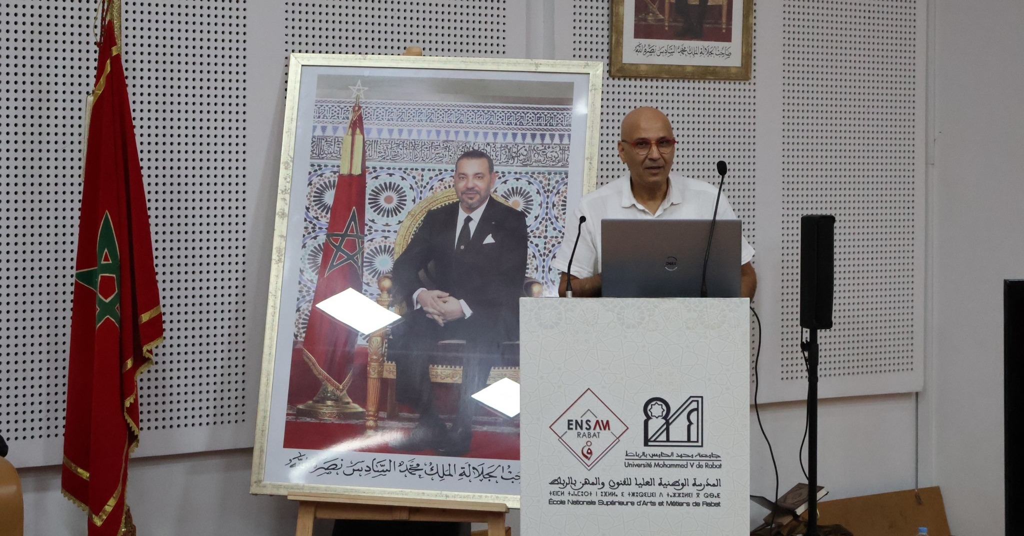 Le vendredi 10 octobre 2025, l’ENSAM Rabat a eu le plaisir d’accueillir le Pr. Saïd MABCHOUR pour une conférence plénière intitulée : « Approches intégrées en bioscience, biomécanique et tribologies appliquées aux systèmes vivants et médico-techniques. »  Une présentation riche en échanges, explorant les liens entre sciences du vivant, conception avancée et innovation médico-technique.