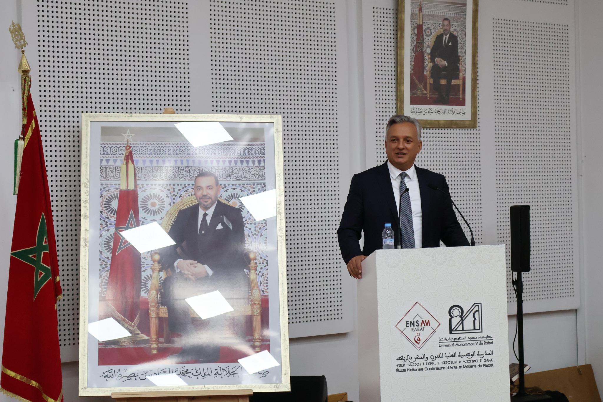 Le Ministre Karim Zidane à l’ENSAM Rabat : un dialogue ouvert avec la jeunesse marocaine