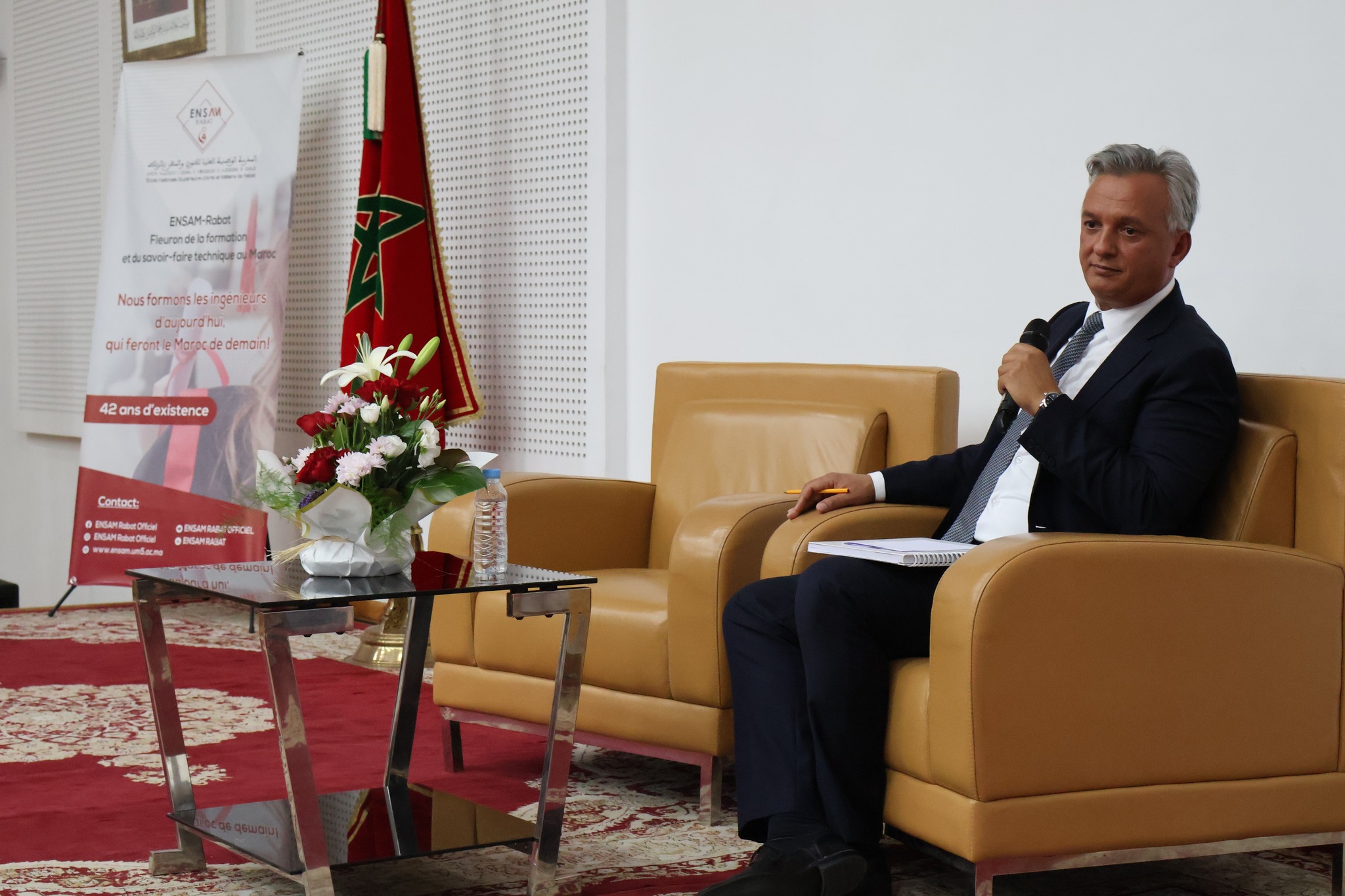 Le Ministre Karim Zidane à l’ENSAM Rabat : un dialogue ouvert avec la jeunesse marocaine