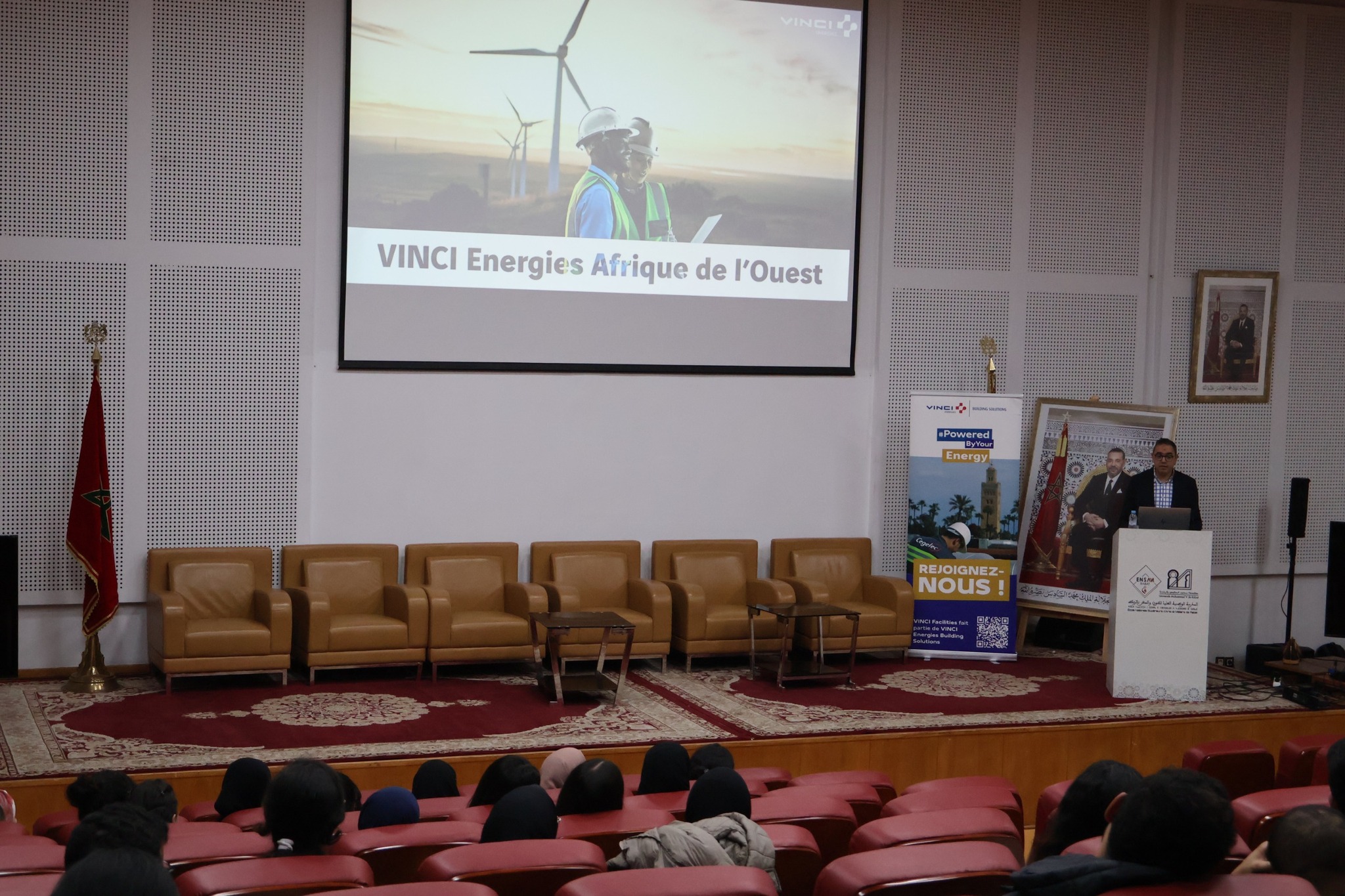 VINCI Energies Présente Ses Perspectives et Opportunités aux Étudiants de l’ENSAM Rabat