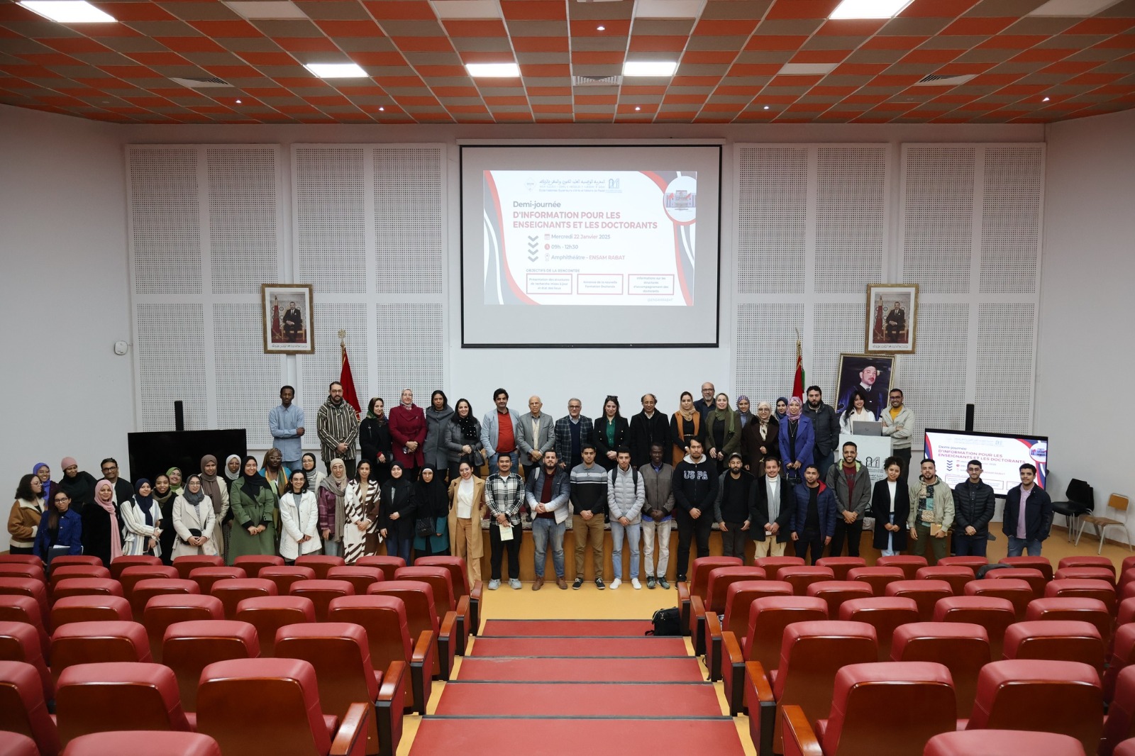 Les moments forts de la demi-journée d'information organisée par l'ENSAM Rabat