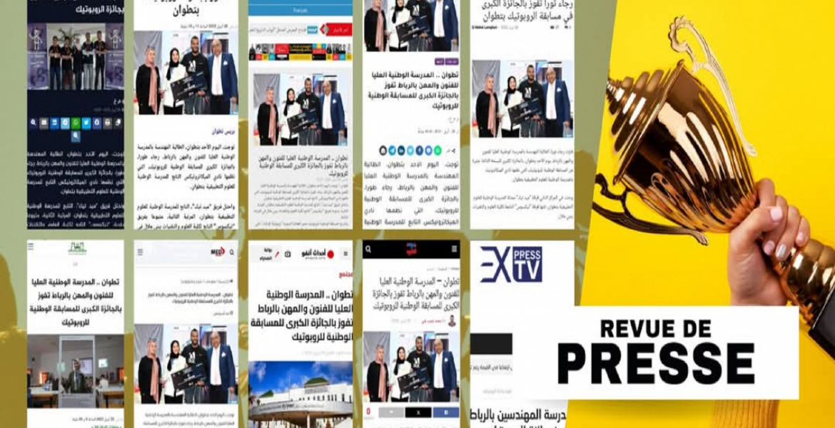 ENSAM Rabat remporte avec brio la compétition nationale de robotique