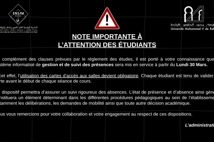 Système intelligent de gestion des absences 